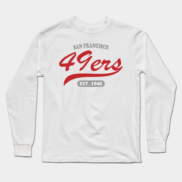 San Francisco 49ers Classic Style Long Sleeve T-Shirt by genzzz72